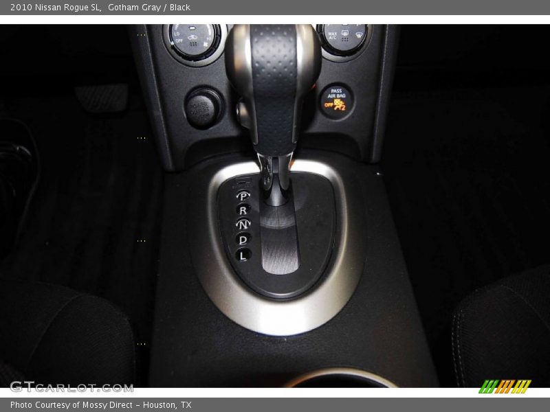Gotham Gray / Black 2010 Nissan Rogue SL