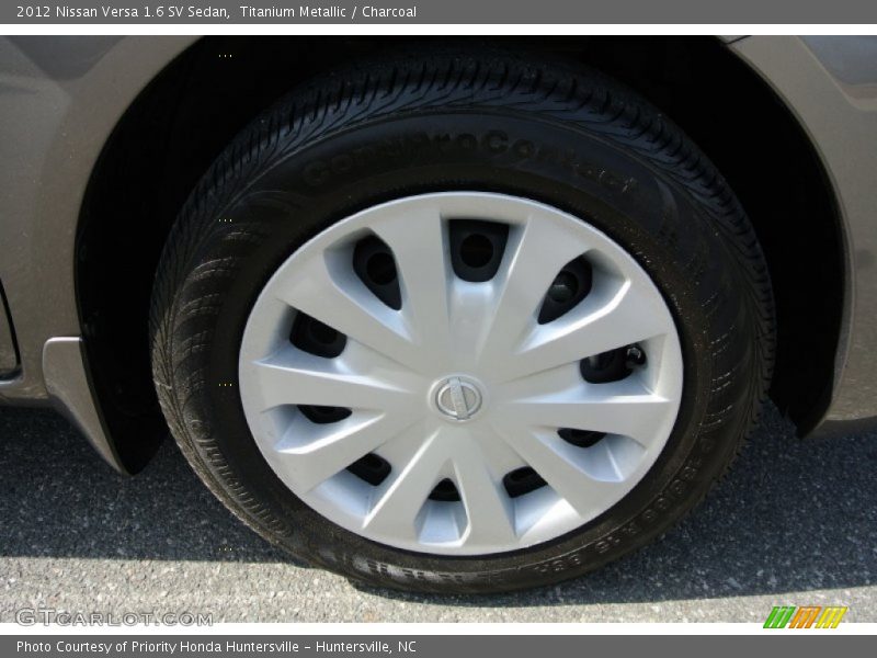 Titanium Metallic / Charcoal 2012 Nissan Versa 1.6 SV Sedan