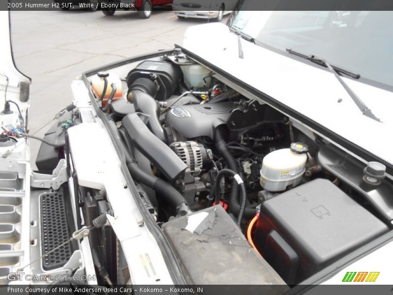 White / Ebony Black 2005 Hummer H2 SUT