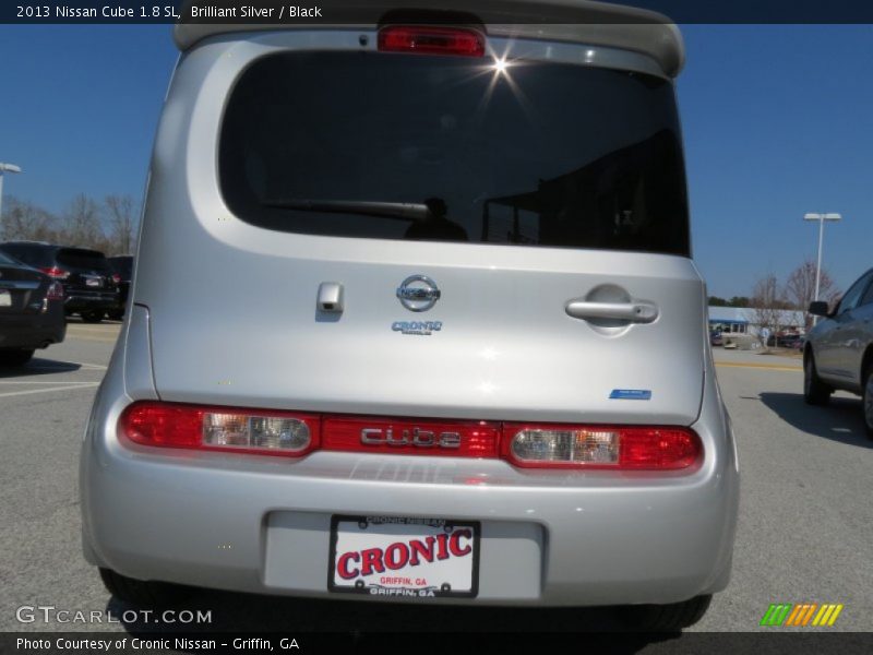 Brilliant Silver / Black 2013 Nissan Cube 1.8 SL