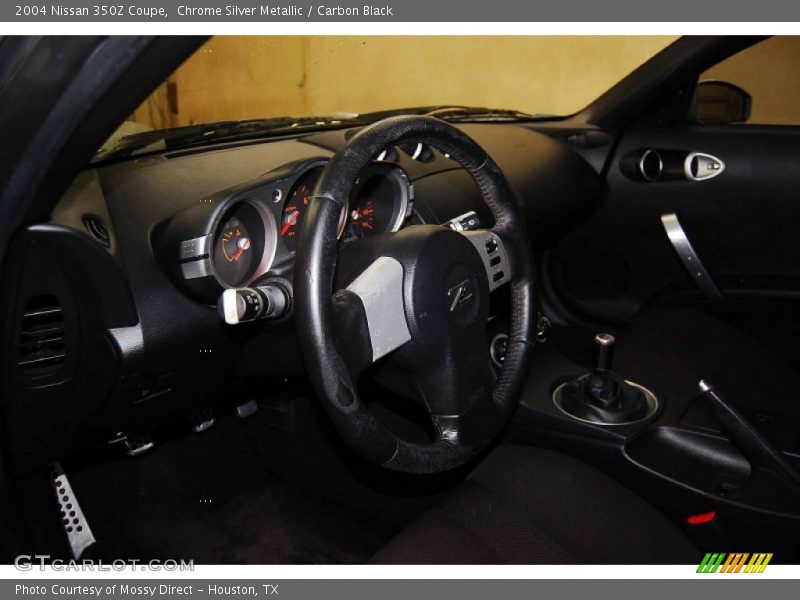 Chrome Silver Metallic / Carbon Black 2004 Nissan 350Z Coupe
