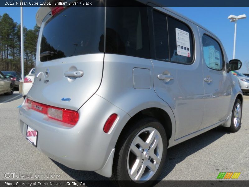 Brilliant Silver / Black 2013 Nissan Cube 1.8 SL