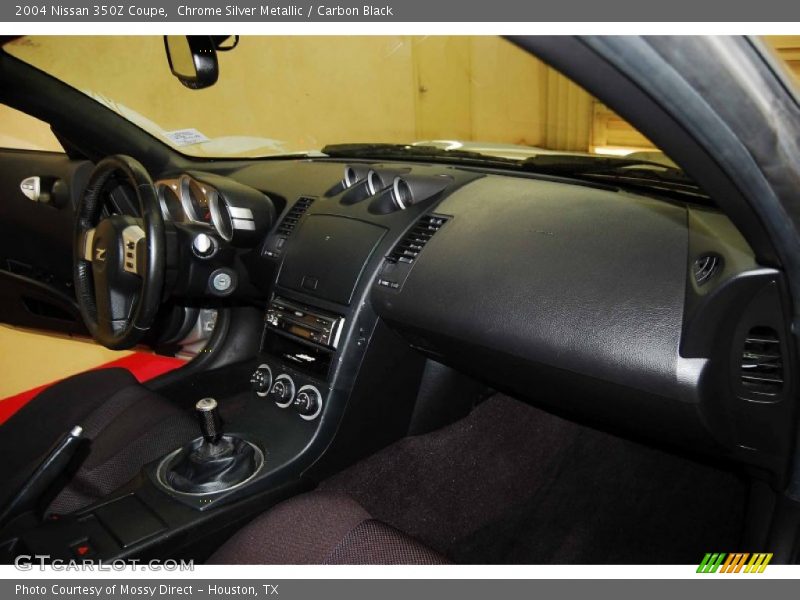 Chrome Silver Metallic / Carbon Black 2004 Nissan 350Z Coupe