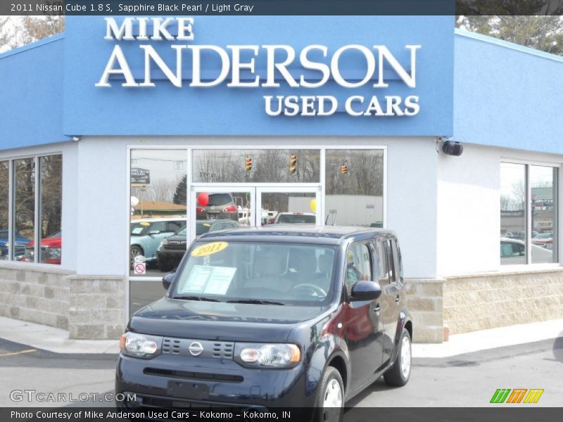 Sapphire Black Pearl / Light Gray 2011 Nissan Cube 1.8 S