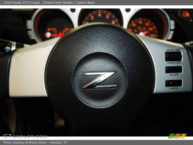 Chrome Silver Metallic / Carbon Black 2004 Nissan 350Z Coupe