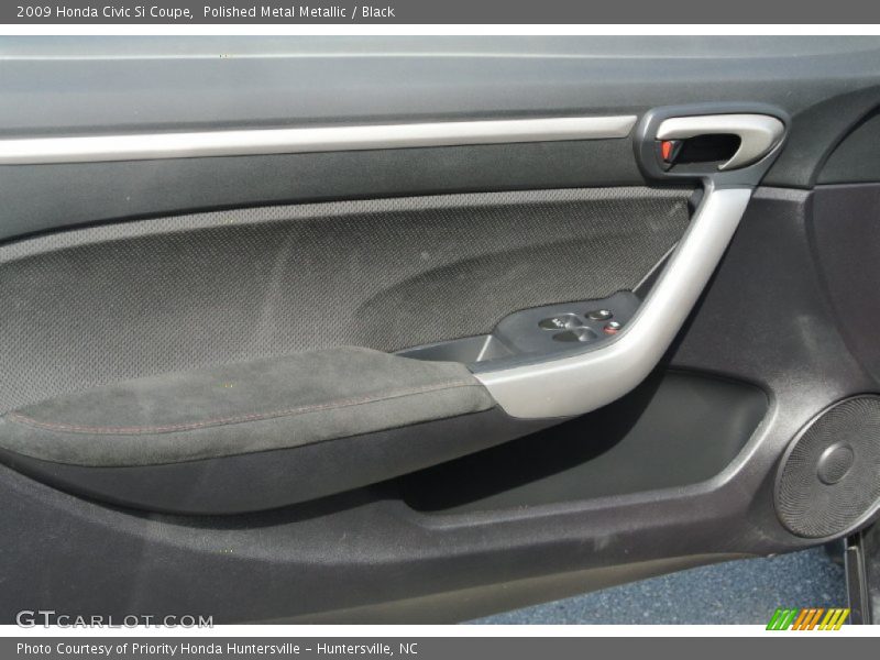 Polished Metal Metallic / Black 2009 Honda Civic Si Coupe