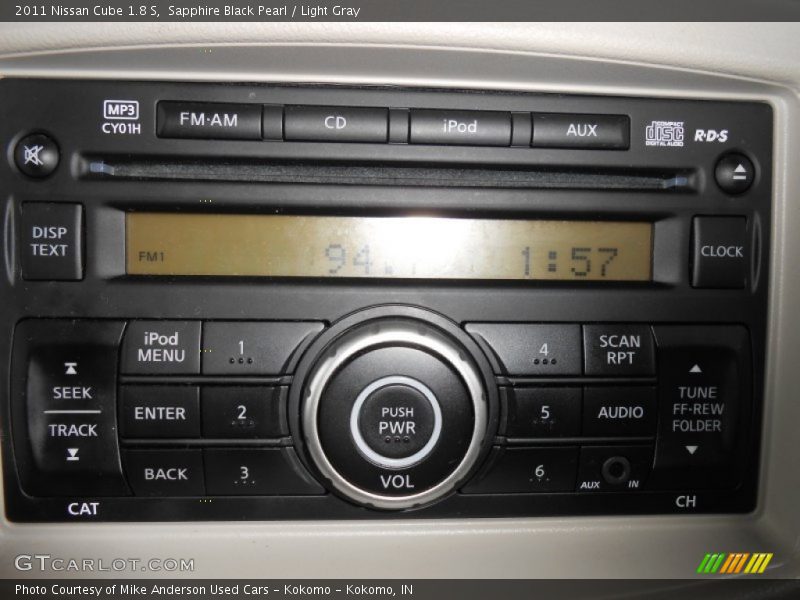 Sapphire Black Pearl / Light Gray 2011 Nissan Cube 1.8 S