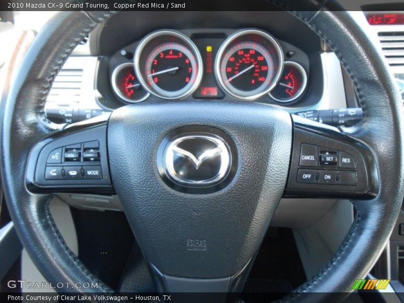 Copper Red Mica / Sand 2010 Mazda CX-9 Grand Touring