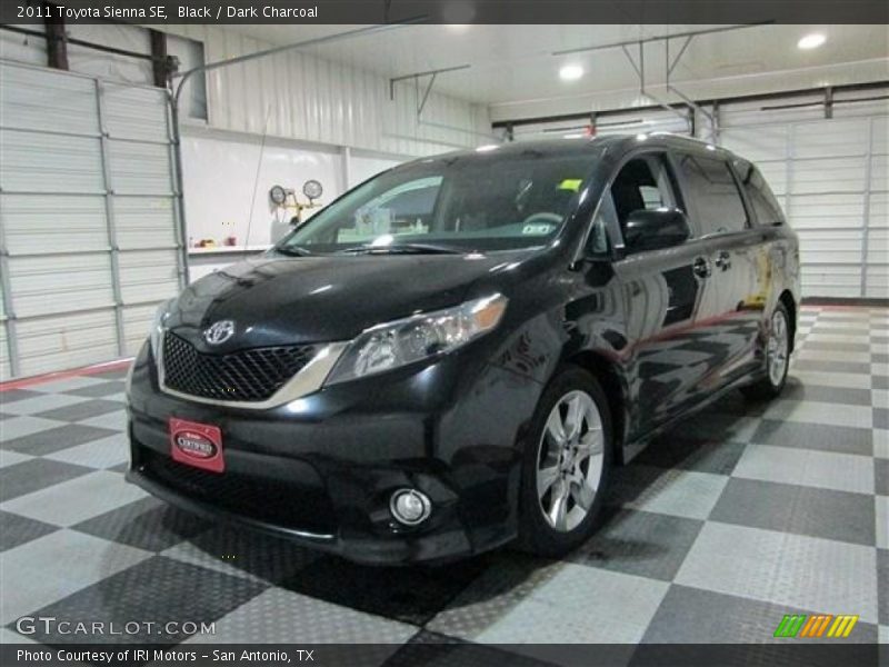 Black / Dark Charcoal 2011 Toyota Sienna SE
