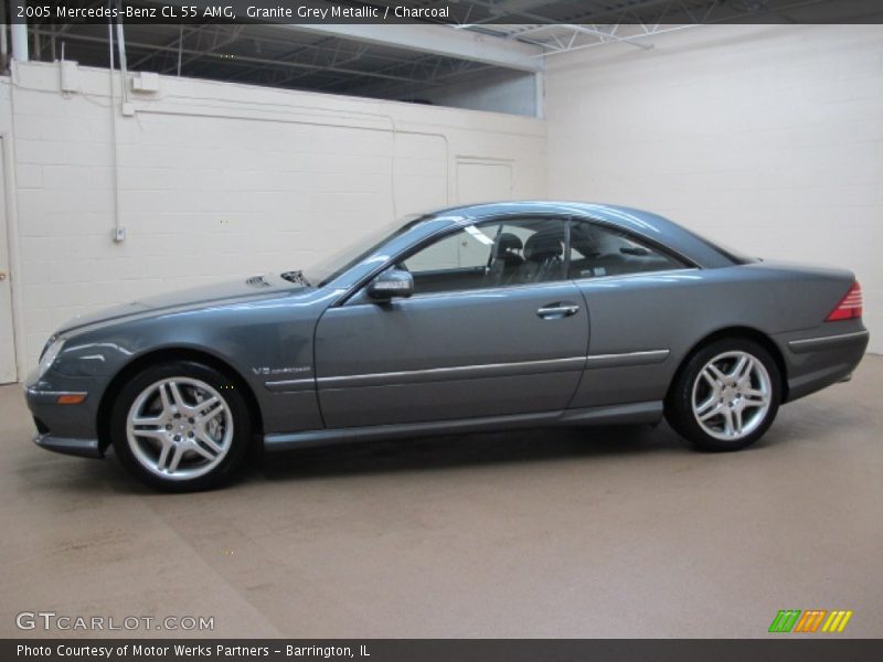 Granite Grey Metallic / Charcoal 2005 Mercedes-Benz CL 55 AMG