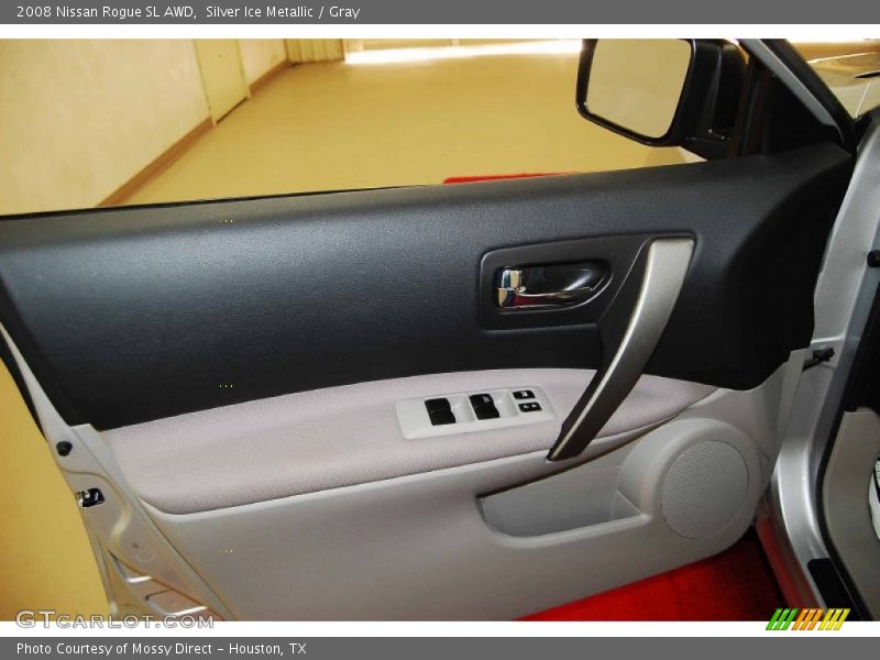 Silver Ice Metallic / Gray 2008 Nissan Rogue SL AWD
