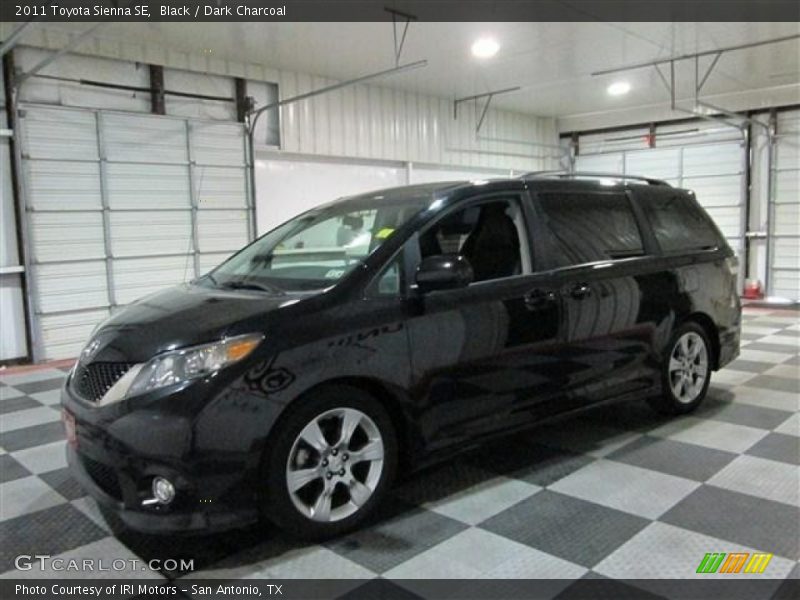 Black / Dark Charcoal 2011 Toyota Sienna SE