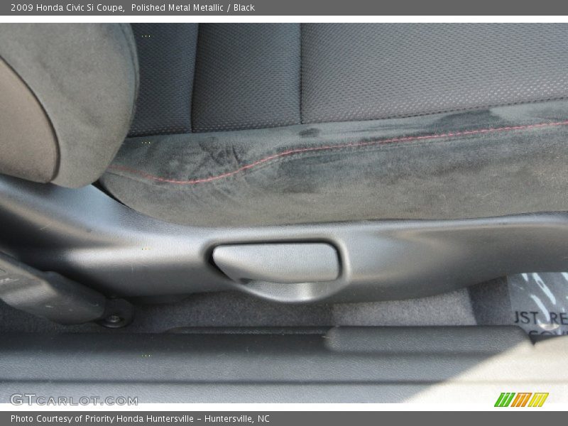 Polished Metal Metallic / Black 2009 Honda Civic Si Coupe