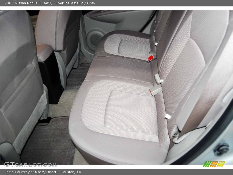 Silver Ice Metallic / Gray 2008 Nissan Rogue SL AWD
