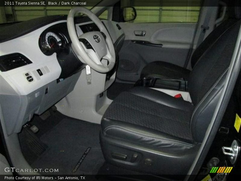 Black / Dark Charcoal 2011 Toyota Sienna SE