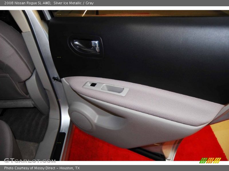 Silver Ice Metallic / Gray 2008 Nissan Rogue SL AWD