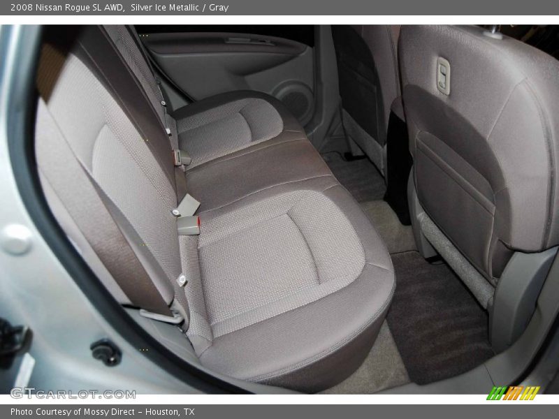Silver Ice Metallic / Gray 2008 Nissan Rogue SL AWD