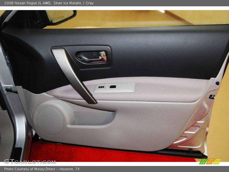 Silver Ice Metallic / Gray 2008 Nissan Rogue SL AWD