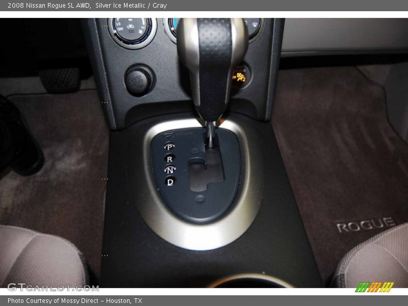 Silver Ice Metallic / Gray 2008 Nissan Rogue SL AWD