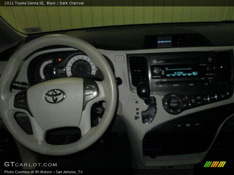 Black / Dark Charcoal 2011 Toyota Sienna SE