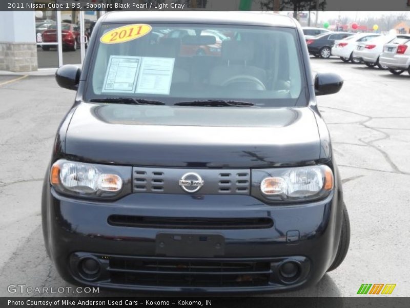 Sapphire Black Pearl / Light Gray 2011 Nissan Cube 1.8 S