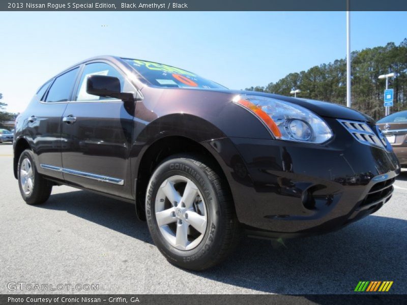 Black Amethyst / Black 2013 Nissan Rogue S Special Edition