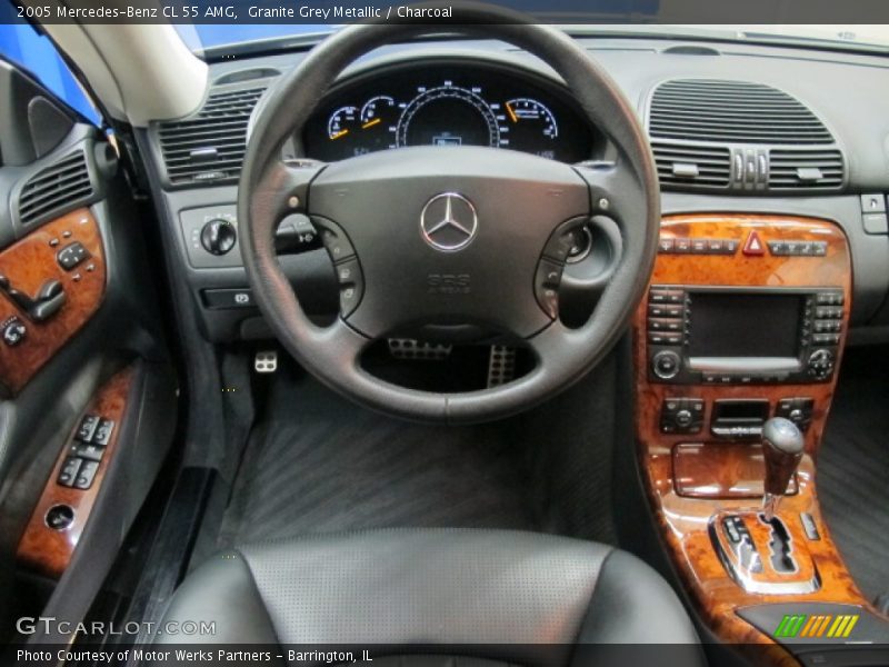 Granite Grey Metallic / Charcoal 2005 Mercedes-Benz CL 55 AMG