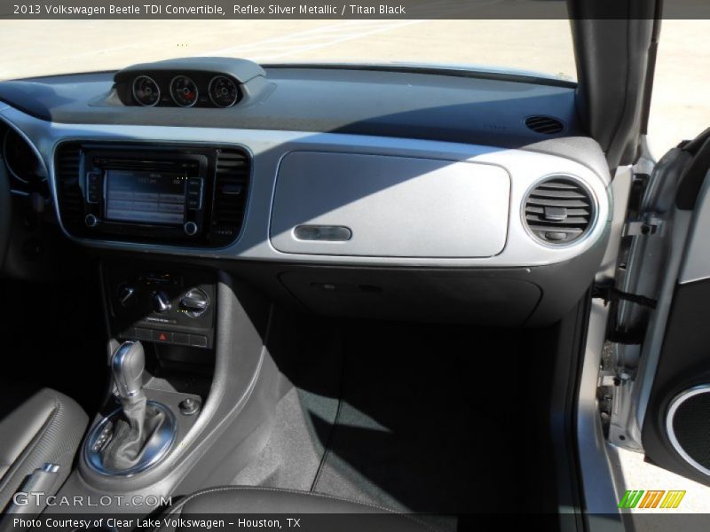 Reflex Silver Metallic / Titan Black 2013 Volkswagen Beetle TDI Convertible