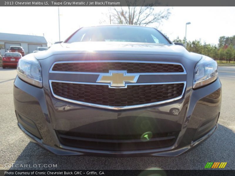 Taupe Gray Metallic / Jet Black/Titanium 2013 Chevrolet Malibu LS