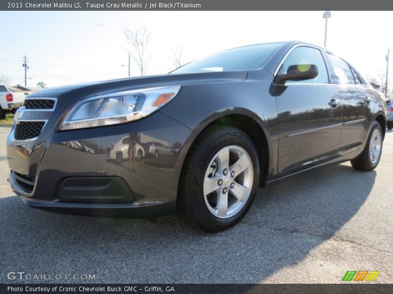 Taupe Gray Metallic / Jet Black/Titanium 2013 Chevrolet Malibu LS