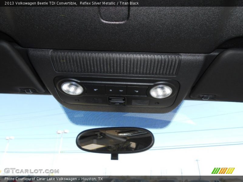 Reflex Silver Metallic / Titan Black 2013 Volkswagen Beetle TDI Convertible