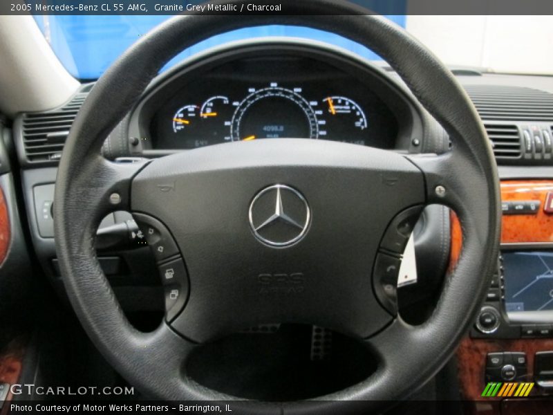 Granite Grey Metallic / Charcoal 2005 Mercedes-Benz CL 55 AMG