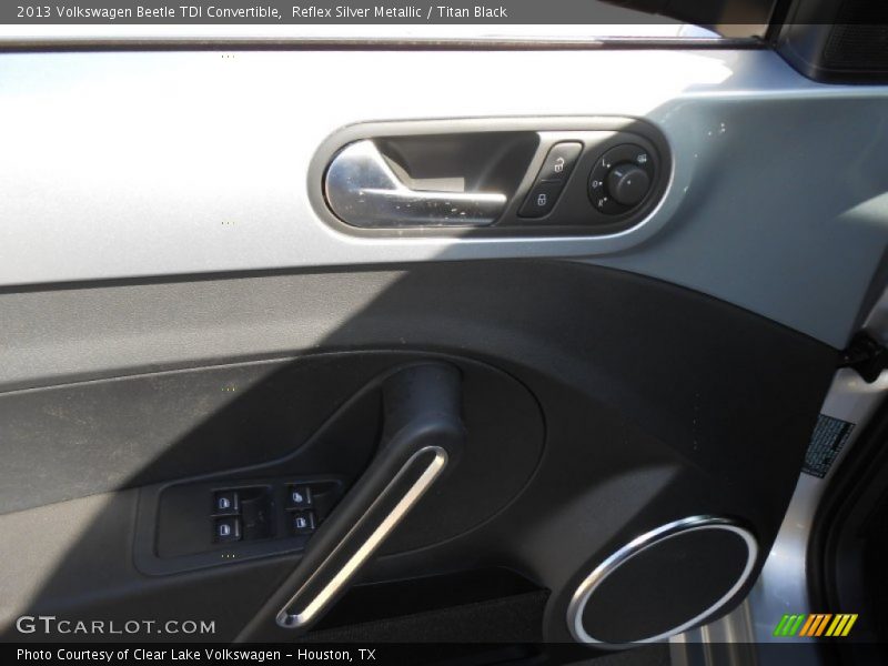 Reflex Silver Metallic / Titan Black 2013 Volkswagen Beetle TDI Convertible