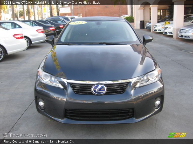 Smokey Granite Mica / Black 2011 Lexus CT 200h Hybrid Premium