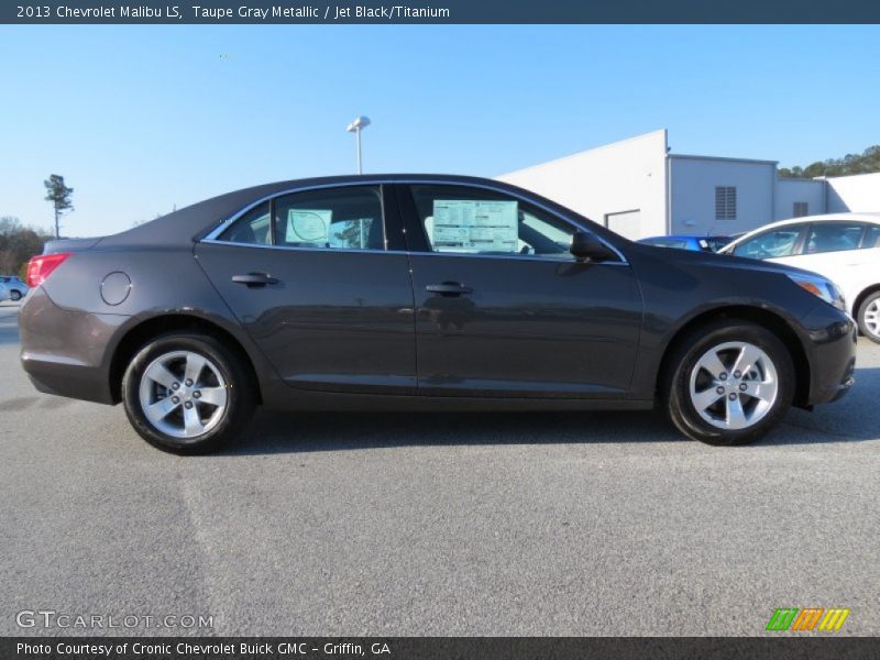 Taupe Gray Metallic / Jet Black/Titanium 2013 Chevrolet Malibu LS