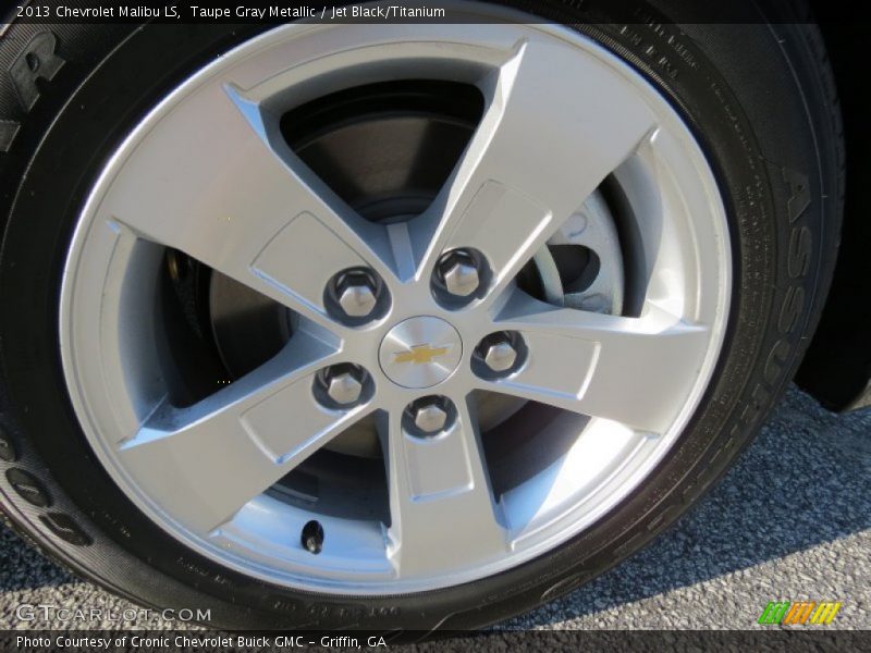 Taupe Gray Metallic / Jet Black/Titanium 2013 Chevrolet Malibu LS