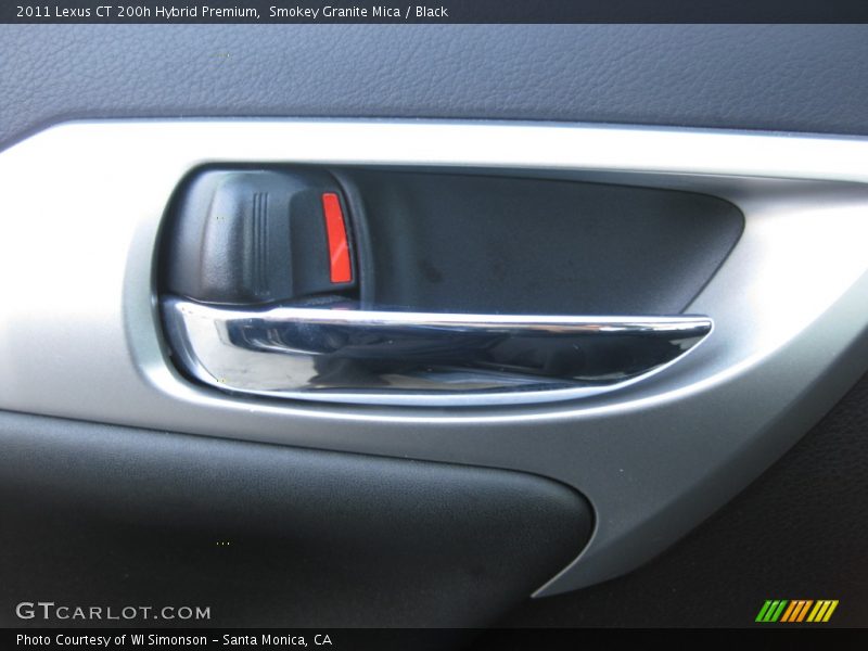 Smokey Granite Mica / Black 2011 Lexus CT 200h Hybrid Premium