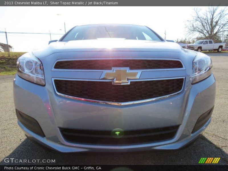 Silver Topaz Metallic / Jet Black/Titanium 2013 Chevrolet Malibu LT