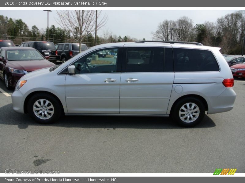 Alabaster Silver Metallic / Gray 2010 Honda Odyssey EX