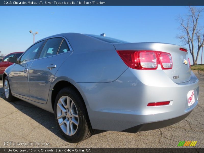 Silver Topaz Metallic / Jet Black/Titanium 2013 Chevrolet Malibu LT