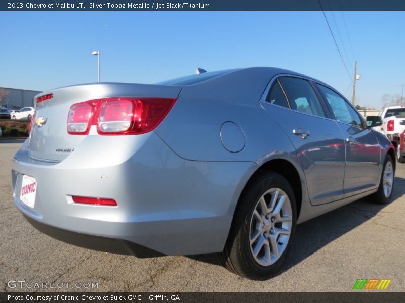 Silver Topaz Metallic / Jet Black/Titanium 2013 Chevrolet Malibu LT