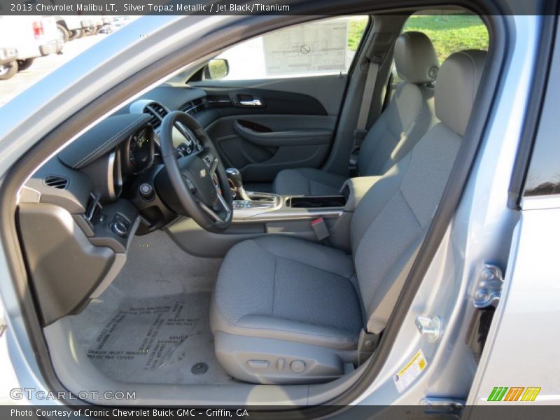Silver Topaz Metallic / Jet Black/Titanium 2013 Chevrolet Malibu LT