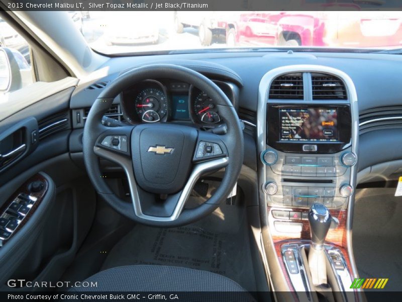 Silver Topaz Metallic / Jet Black/Titanium 2013 Chevrolet Malibu LT