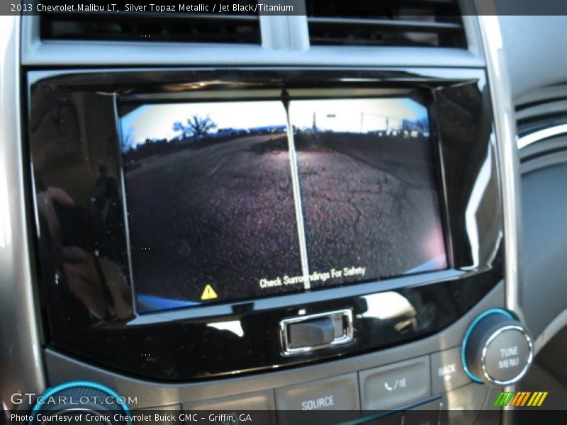 Silver Topaz Metallic / Jet Black/Titanium 2013 Chevrolet Malibu LT