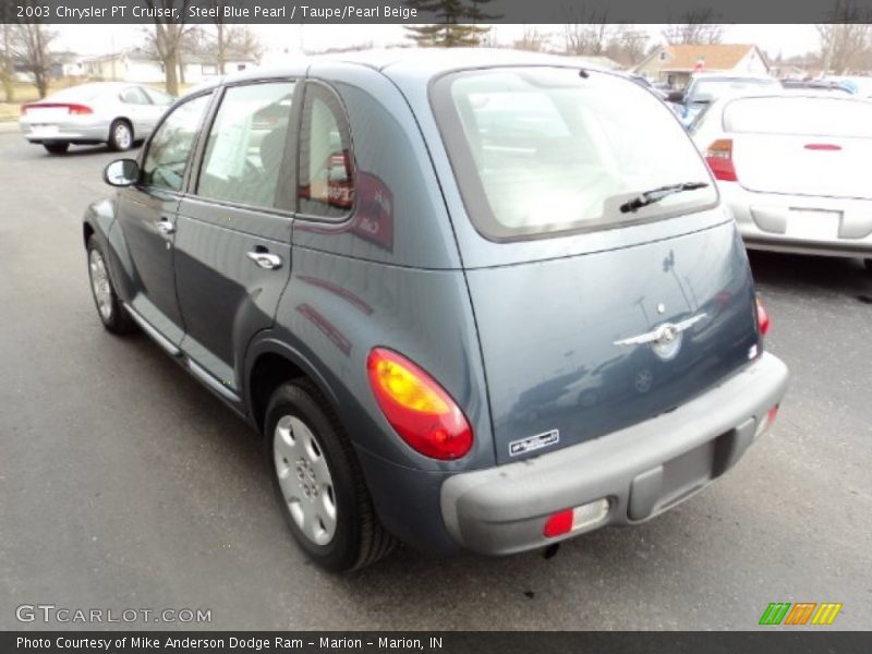 Steel Blue Pearl / Taupe/Pearl Beige 2003 Chrysler PT Cruiser