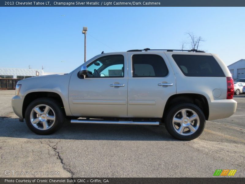 Champagne Silver Metallic / Light Cashmere/Dark Cashmere 2013 Chevrolet Tahoe LT