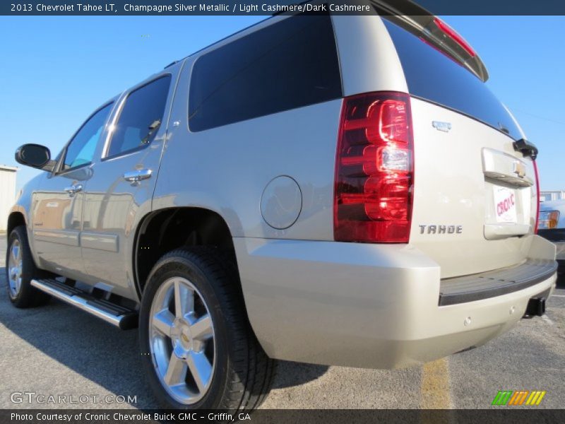 Champagne Silver Metallic / Light Cashmere/Dark Cashmere 2013 Chevrolet Tahoe LT