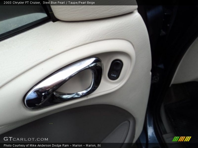 Steel Blue Pearl / Taupe/Pearl Beige 2003 Chrysler PT Cruiser