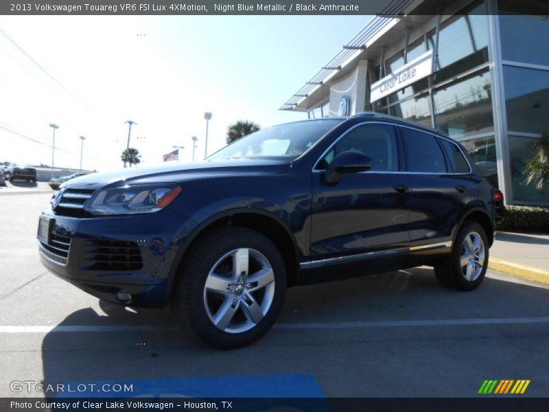 Night Blue Metallic / Black Anthracite 2013 Volkswagen Touareg VR6 FSI Lux 4XMotion