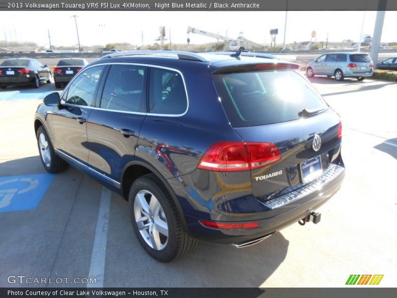 Night Blue Metallic / Black Anthracite 2013 Volkswagen Touareg VR6 FSI Lux 4XMotion